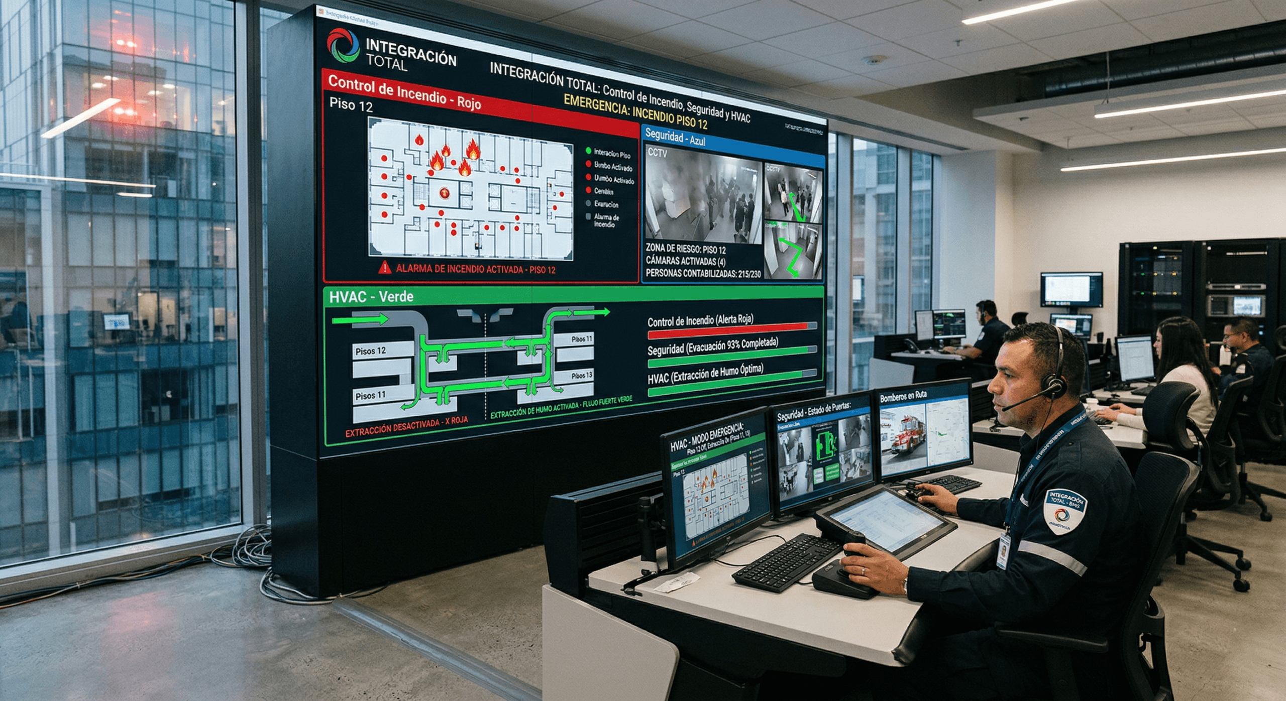 Más allá de los Silos: Por qué la Integración de Fuego, Seguridad y HVAC es su Mejor Seguro de Vida (y Operación)